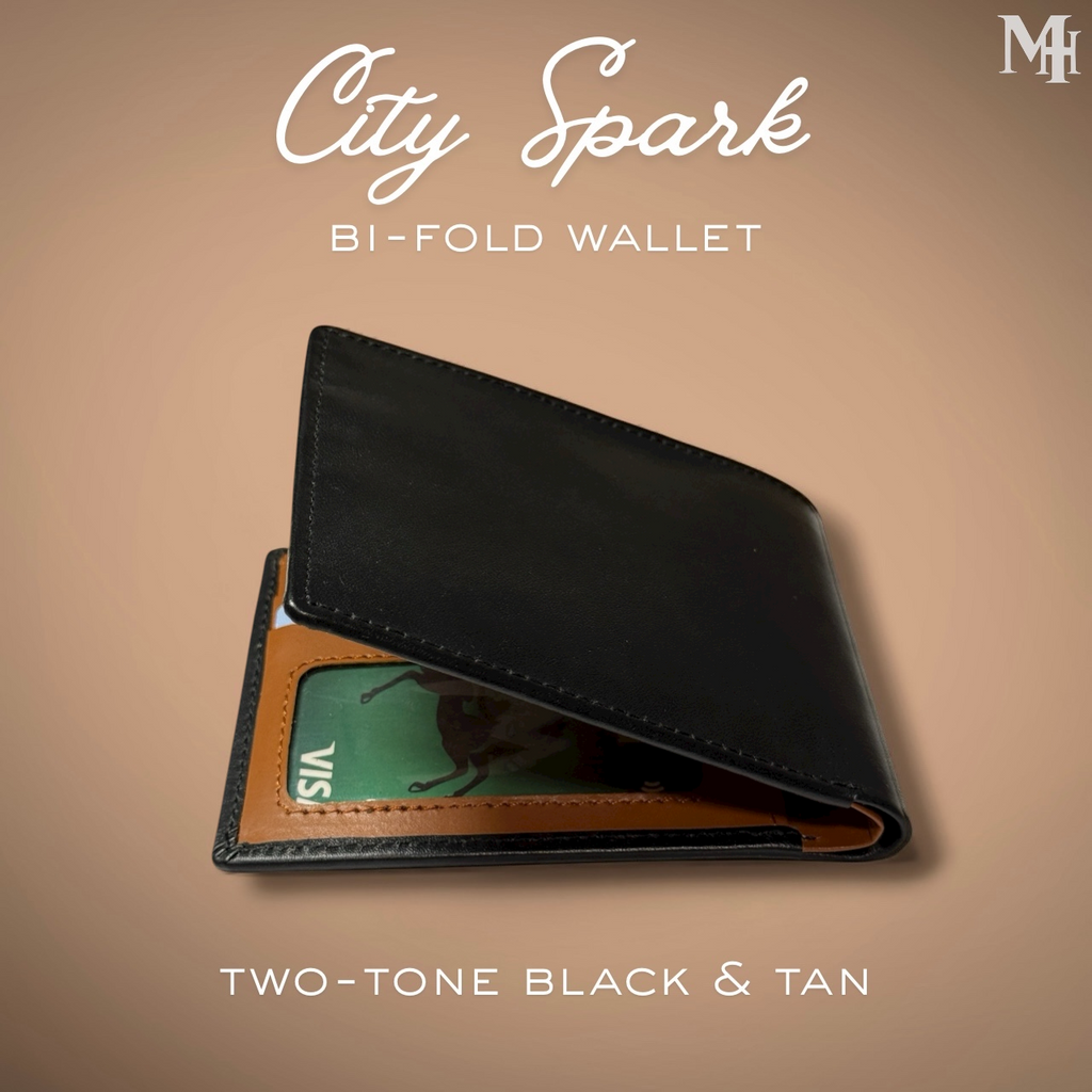 City Spark Two-Tone Wallet | RFID Protected
