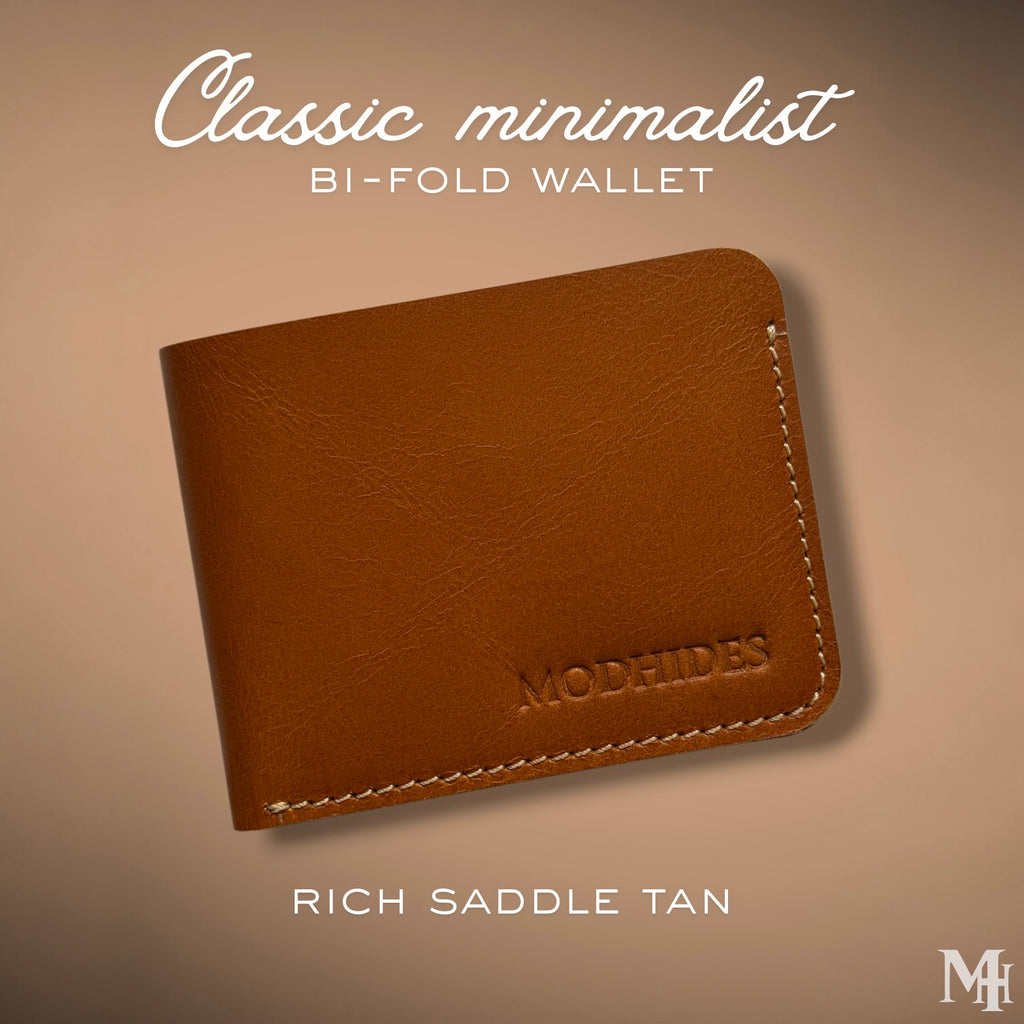 Classic Minimalist Wallet  | Saddle Tan